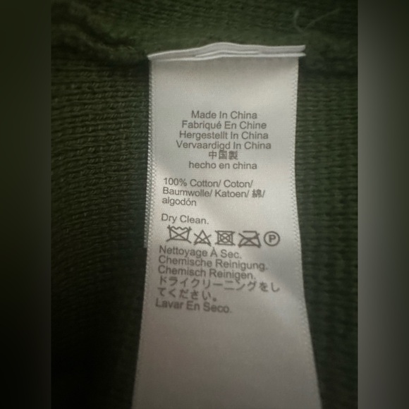 J Crew Women’s Green 100% Cotton Button-Up Cardigan Sweater Size XS - Picture 7 of 8